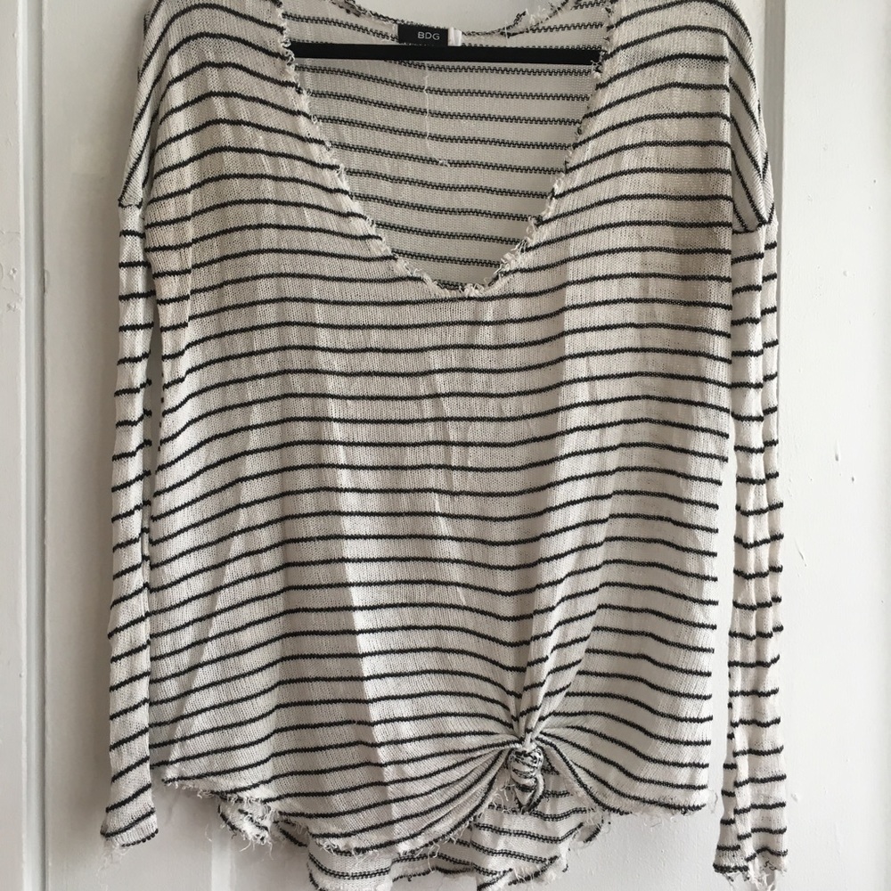 Urban frayed sweater